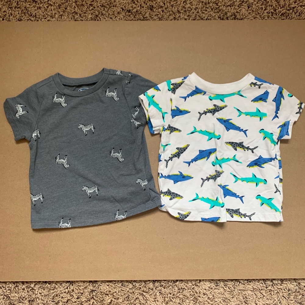 Two short sleeve shirts